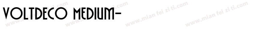 VOLTDECO Medium字体转换
